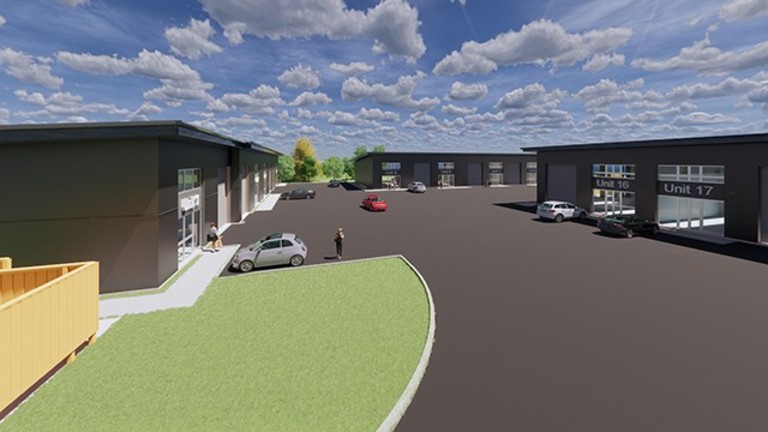Self received planning permission for industrial development in North Yorkshire. Self received planning permission for industrial development in North Yorkshire.